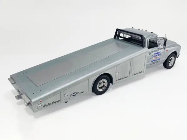 1967 Chevrolet C-30 Ramp Truck "Yenko Super Cars" Silver Metallic Limited Edition to 248 pieces Worldwide 1/18 Diecast Model Car by ACME #5