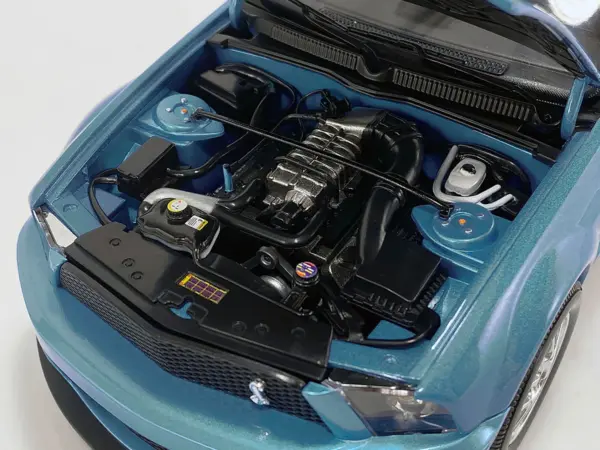 2007 Ford Shelby GT500 Windveil Blue Metallic "Shelby Collectibles" Series 1/18 Diecast Model Car by ACME #3