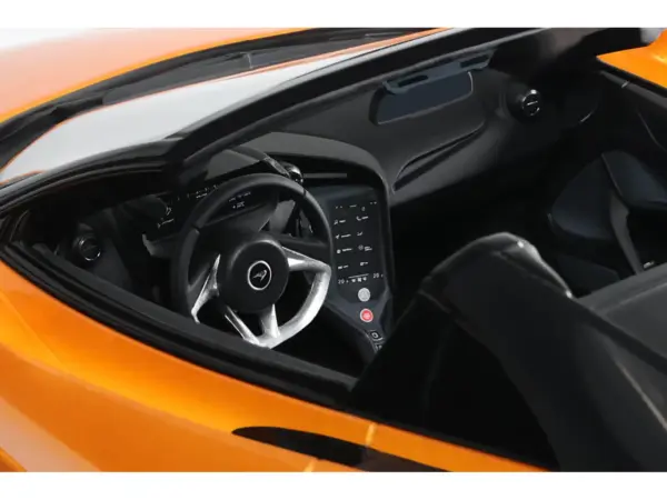 2024 McLaren 750S Spider Orange Metallic 1/18 Model Car by GT Spirit #2