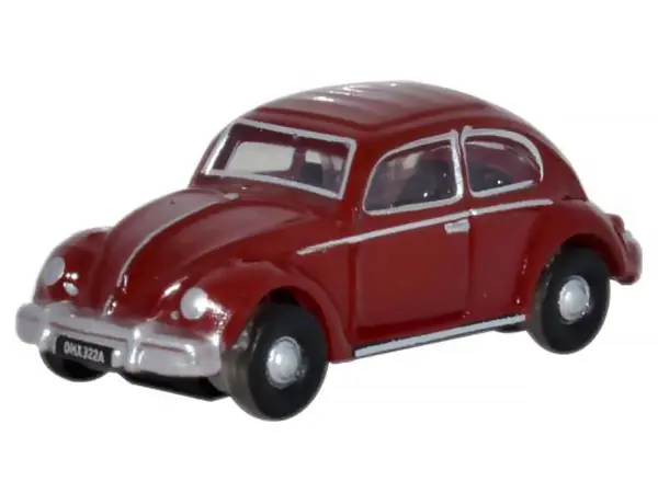 Volkswagen Beetle Ruby Red 1/148 (N) Scale Diecast Model Car by Oxford Diecast #2