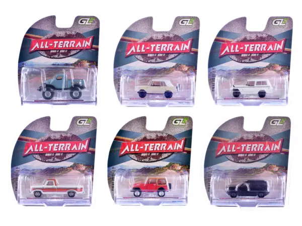 "All Terrain" Series 17 Set of 6 pieces 1/64 Diecast Model Cars by Greenlight #1