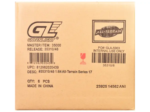 "All Terrain" Series 17 Set of 6 pieces 1/64 Diecast Model Cars by Greenlight #3