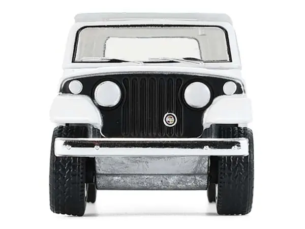 1971 Jeep Jeepster Commando White with Black Stripes "All Terrain" Series 17 1/64 Diecast Model Car by Greenlight #5