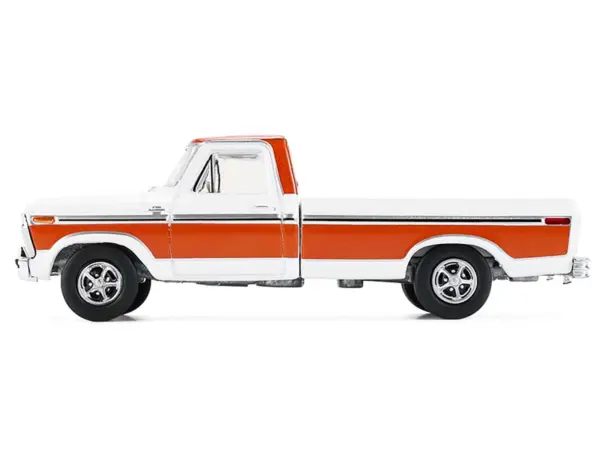 1977 Ford F-150 Ranger XLT Pickup Truck Orange and White "All Terrain" Series 17 1/64 Diecast Model Car by Greenlight #2