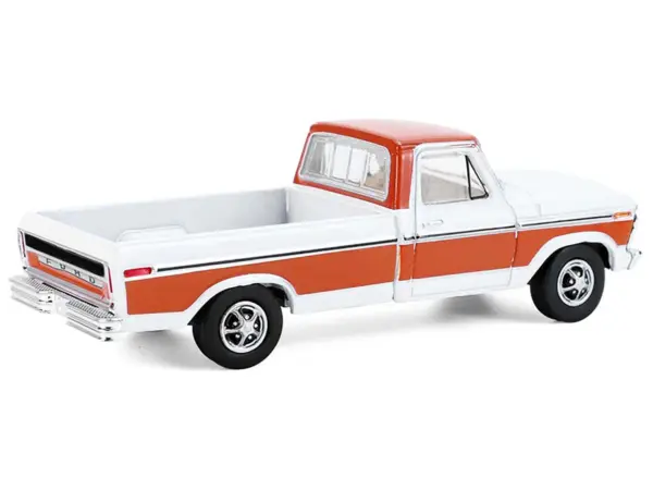 1977 Ford F-150 Ranger XLT Pickup Truck Orange and White "All Terrain" Series 17 1/64 Diecast Model Car by Greenlight #3
