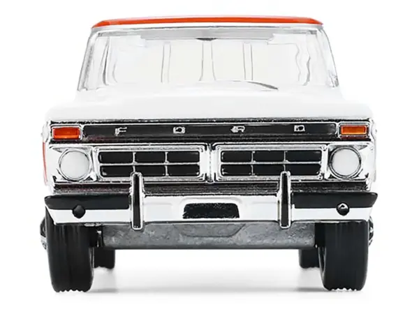 1977 Ford F-150 Ranger XLT Pickup Truck Orange and White "All Terrain" Series 17 1/64 Diecast Model Car by Greenlight #4