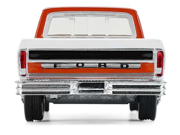 1977 Ford F-150 Ranger XLT Pickup Truck Orange and White "All Terrain" Series 17 1/64 Diecast Model Car by Greenlight #5