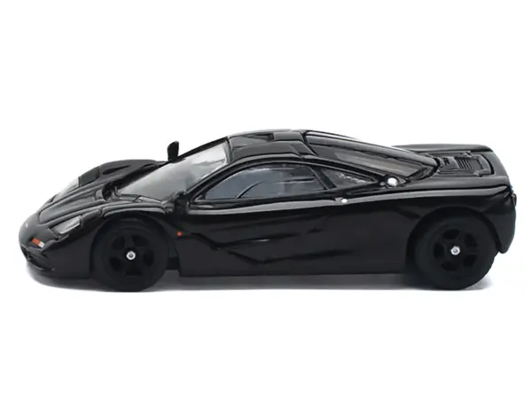 McLaren F1 Jet Black 1/64 Diecast Model Car by Pop Race #2