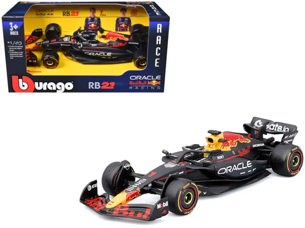 Red Bull Racing RB21 #1 Max Verstappen "Oracle" Formula One F1 World Championship (2025) "Race" Series 1/43 Diecast Model Car by Bburago #1