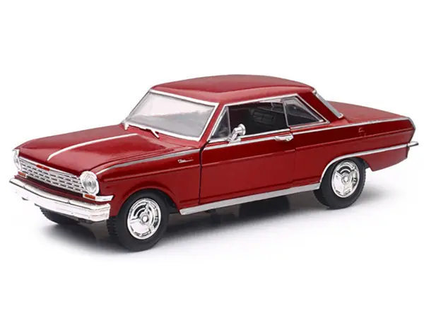 1964 Chevrolet Nova SS Burgundy "Muscle Car Collection" 1/25 Diecast Model Car by New Ray #2