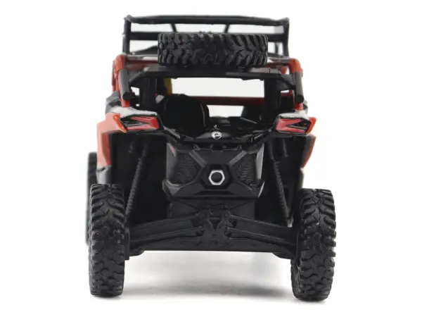 Can-Am Maverick X3 X RS Turbo RR Sand Version Chalk Gray and Magma Red with Driver Figure 1/32 Diecast Model by BRP Models #5