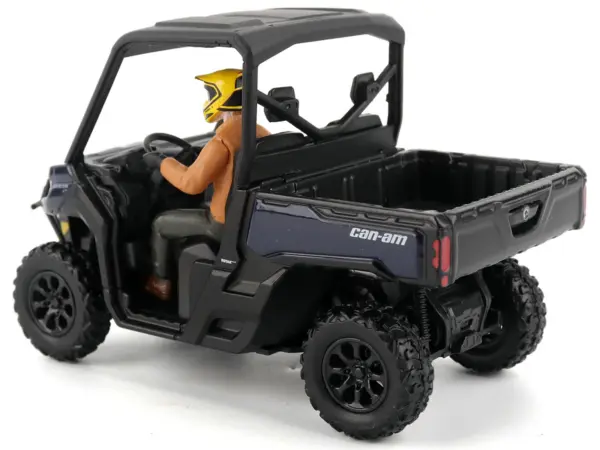 Can-Am Defender XT HD9 Navy Blue and Black with Driver Figure 1/32 Diecast Model by BRP Models #3