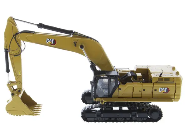 CAT Caterpillar 395 Next Generation Hydraulic Excavator (General Purpose Version) Yellow with Operator and Additional Tools "High Line" Series 1/50 Diecast Model by Diecast Masters #2