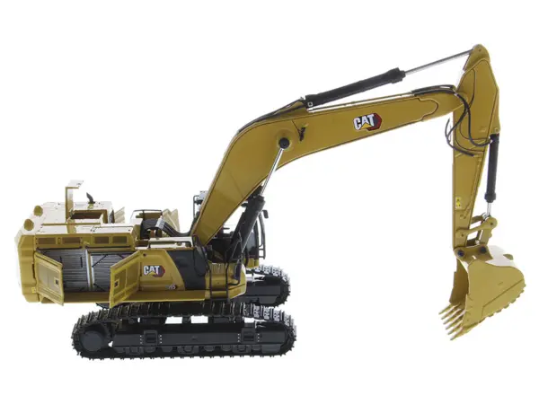 CAT Caterpillar 395 Next Generation Hydraulic Excavator (General Purpose Version) Yellow with Operator and Additional Tools "High Line" Series 1/50 Diecast Model by Diecast Masters #3