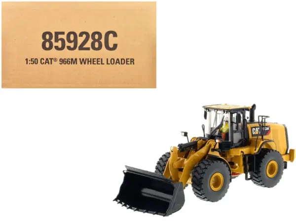 CAT Caterpillar 966M Wheel Loader with Operator "Core Classics Series" 1/50 Diecast Model  by Diecast Masters #1