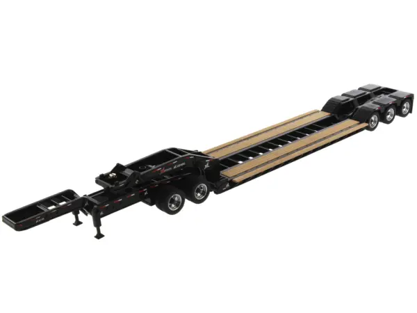XL 120 Low-Profile HDG Outrigger Style Trailer with Jeep and 2 Boosters "Transport Series" 1/50 Diecast Model by Diecast Masters #2