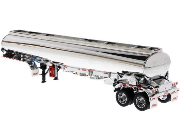Heil Fleet Duty TM 9300/DT-C4 Petroleum Tanker Trailer Chrome "Transport Series" 1/50 Diecast Model by Diecast Masters #2