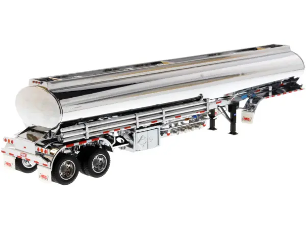 Heil Fleet Duty TM 9300/DT-C4 Petroleum Tanker Trailer Chrome "Transport Series" 1/50 Diecast Model by Diecast Masters #3