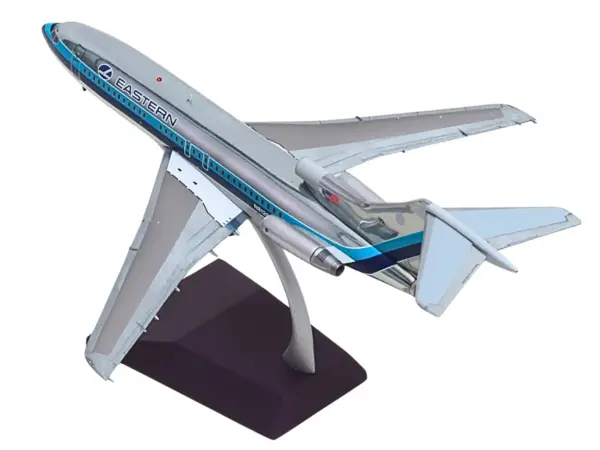 Boeing 727-100 Commercial Aircraft "Eastern Air Lines" (N8120N) Silver with Blue Stripes "Gemini 200" Series 1/200 Diecast Model Airplane by GeminiJets #3