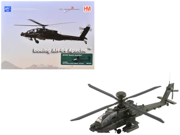 Boeing AH-64E Apache Guardian Attack Helicopter "12-09025 16th Combat Aviation Brigade" United States Army "Air Power Series" 1/72 Diecast Model by Hobby Master #1