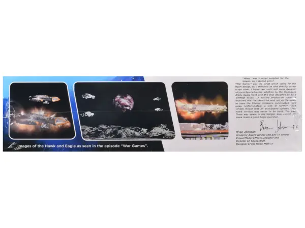 Skill 2 Model Kit Eagle and Hawk War Games Edition "Space: 1999" (1975-1977) TV Series 1/72 Scale Model by MPC #2
