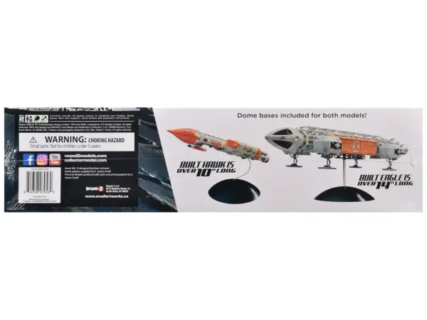 Skill 2 Model Kit Eagle and Hawk War Games Edition "Space: 1999" (1975-1977) TV Series 1/72 Scale Model by MPC #3